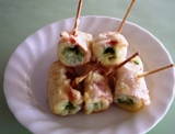 ハムとチーズの包み揚げ