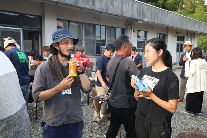 高知市農協青壮年部と農大生の交流会