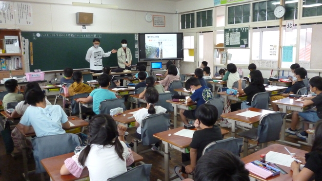 青年農業士主催の出前授業　～地域ぐるみでハスモンヨ