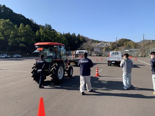 運転中の確認作業