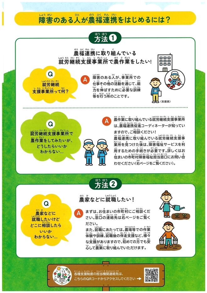 はじめよう!農福連携5ページ