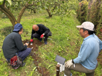 環境測定装置設置中